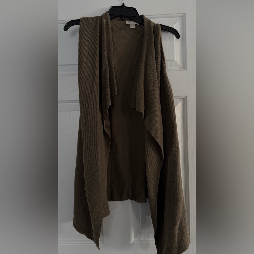 Loft Open Sweater Vest XL